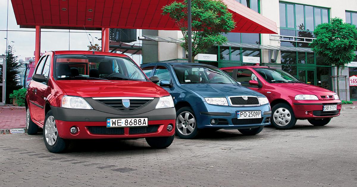 Dacia Logan kontra Fiat Albea i Skoda Fabia sedany dla