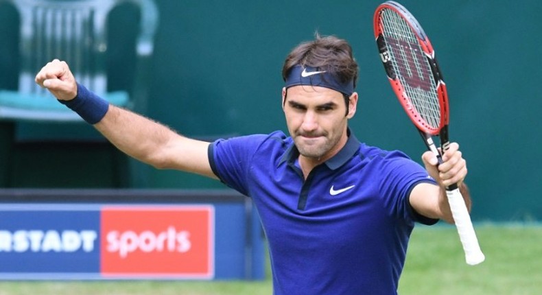 Roger Federer uses the Halle tournament as a warm-up for Wimbledon