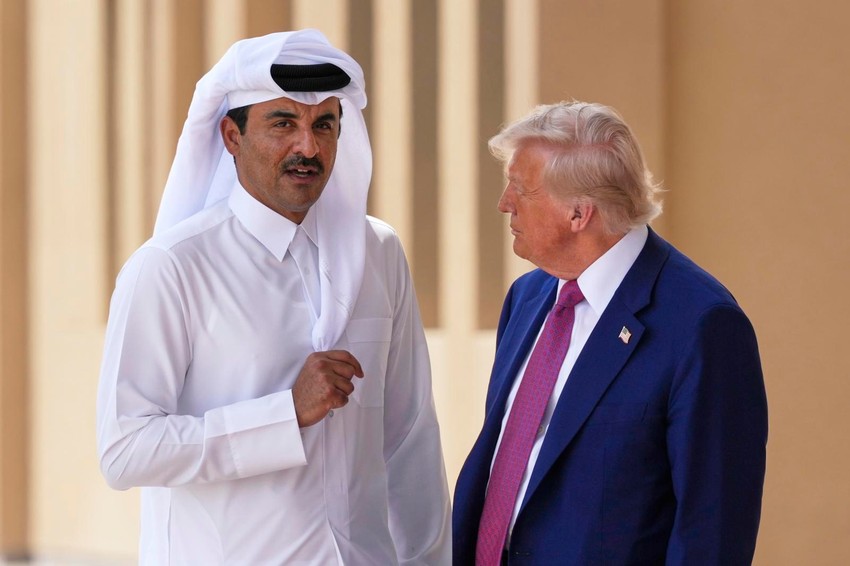 Katarski emir šeik Tamim bin Hamad Al-Tani i Donald Tramp