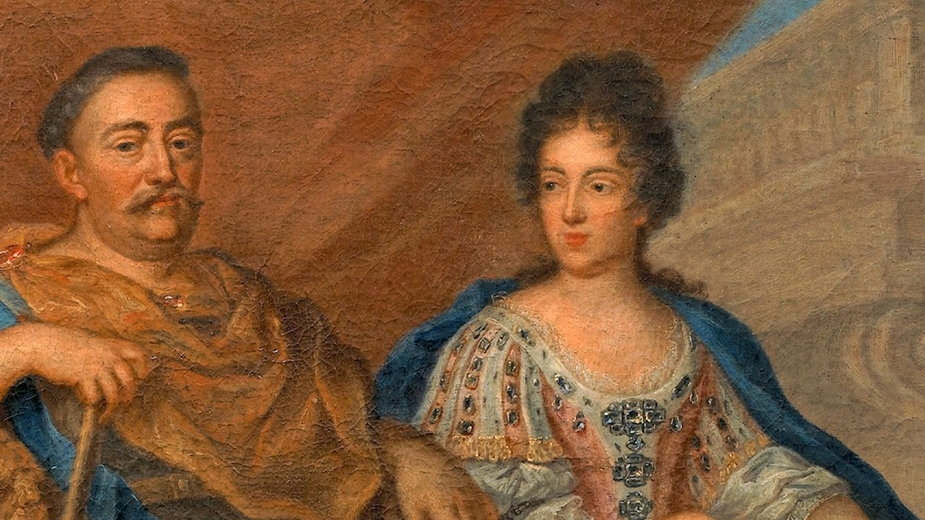 Sobieski i Marysieńka na obrazie Henriego Gascara.