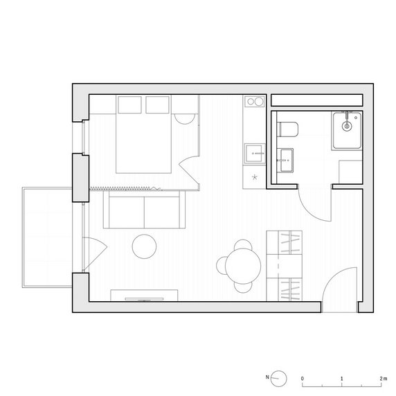 Pomysłowe wnętrza małego mieszkania