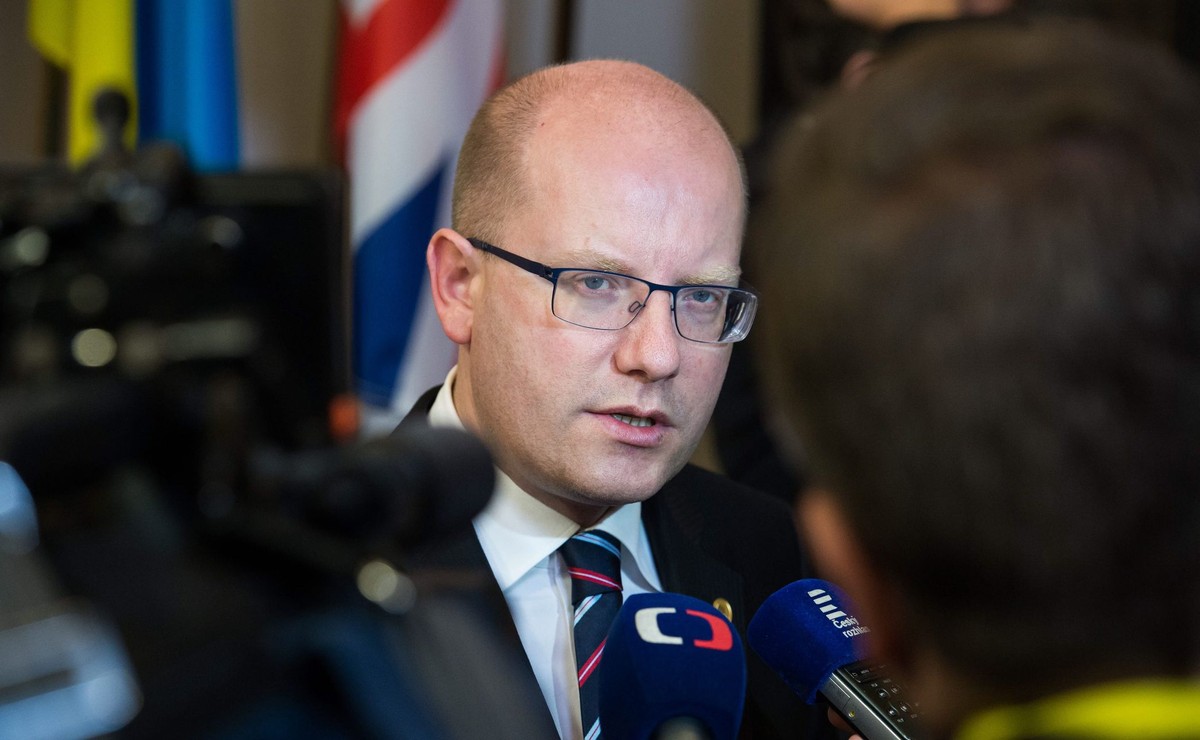 Premier Bohuslav Sobotka