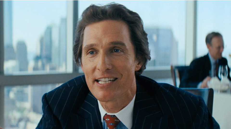 Matthew McConaughey  w "Wilku z Wall Street"