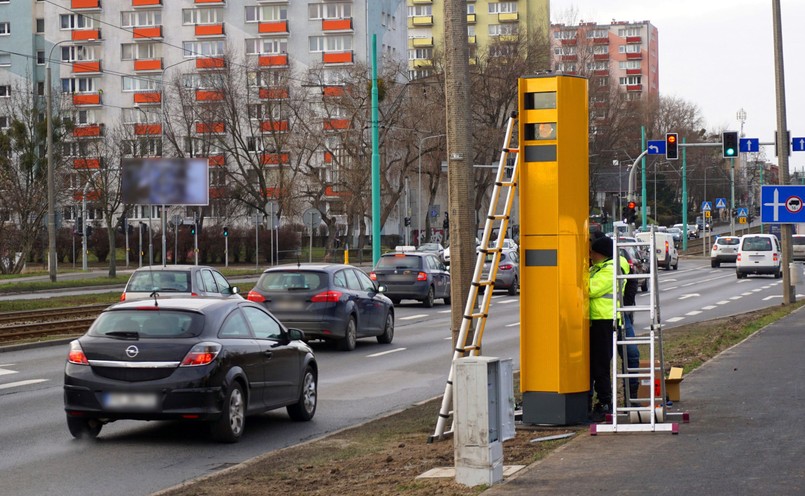 Fotoradar na ulicy Hetmańskiej w Poznaniu