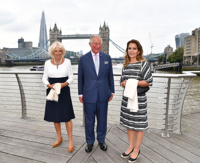 Princeza Haja al Husein sa princom Čarlsom i vojvotkinjom Kamilom