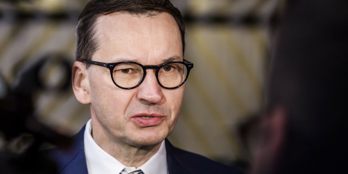 Premier Mateusz Morawiecki.