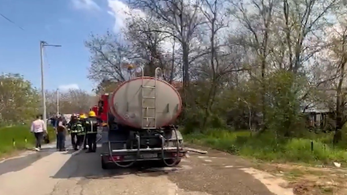 Požar u baraki kod Plavog mosta