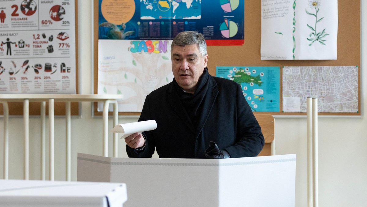 W Chorwacji druga tura wyborów prezydenckich: większe szanse na wygraną ma populista Zoran Milanović, krytyk NATO [źródło: Onet]