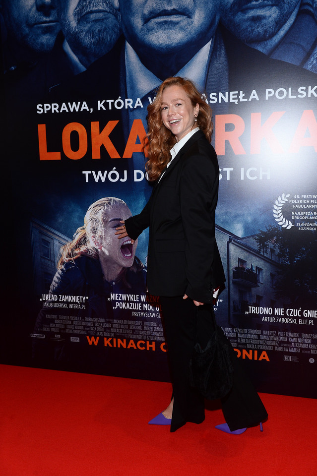 Irena Melcer na premierze filmu "Lokatorka"