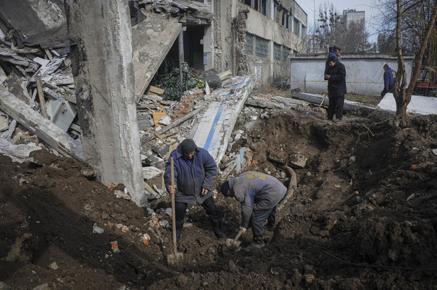 Charków po bombardowaniach, 17 marca