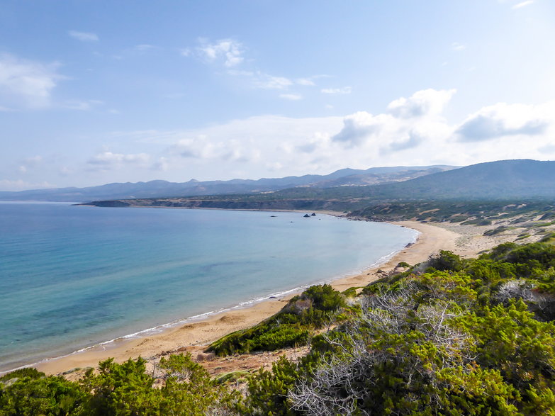 Plaża Lara niedaleko Pafos