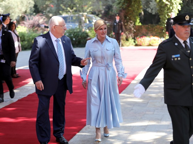 Kolinda Grabar-Kitarović i Reuven Rivlin