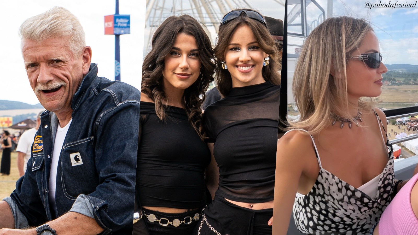 Celebrity na festivale Pohoda.