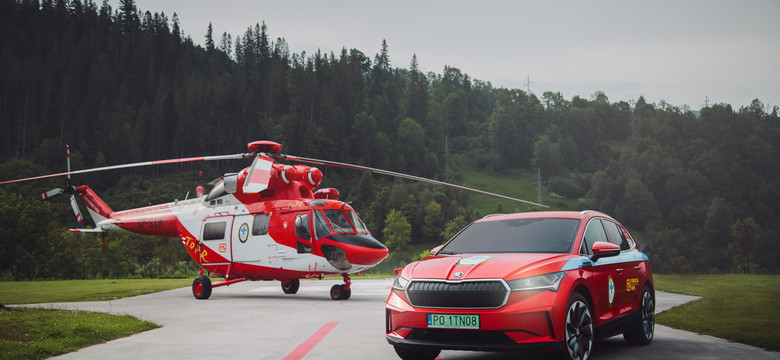 Skoda Enyaq dla TOPR – samochody elektryczne jadą ratować życie