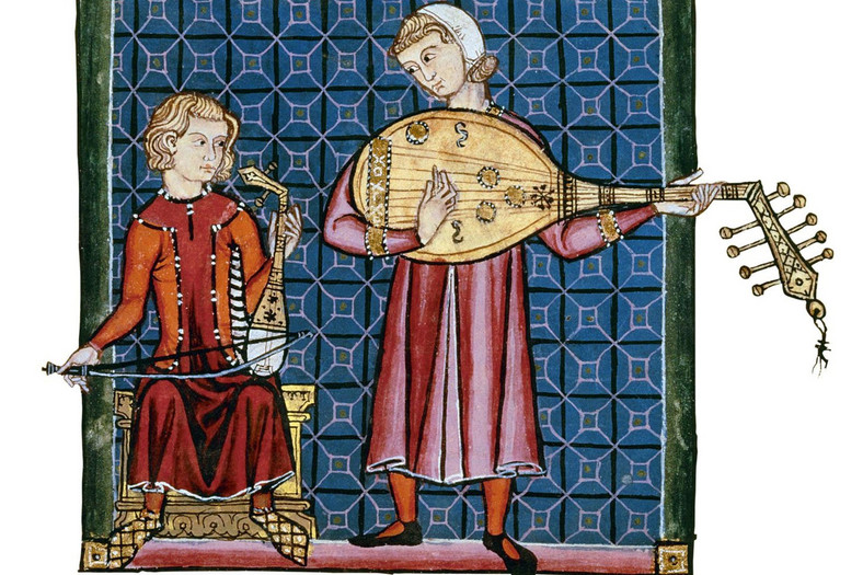 Ilustracja ze zbioru pieśni "Cantigas de Santa Maria", koniec XIII w.