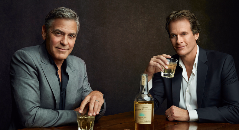 George Clooney and Rande Gerber.