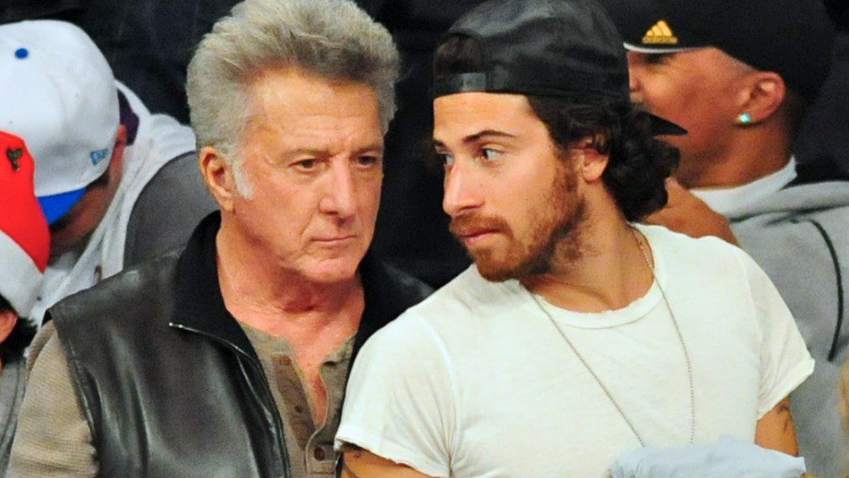 Dustin Hoffman z synem Jake'm / fot. Agencja Forum