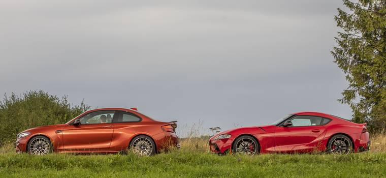 BMW M2 Competition vs Toyota GR Supra - chce się żyć - TEST