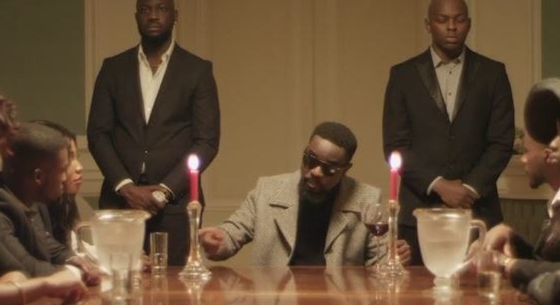 A scene from Sarkodie's 'Hand to mouth' video