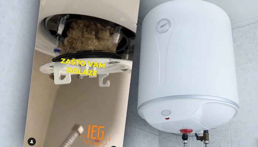 "Prvi znaci da sa bojlerom nešto nije u redu navodi to što odjednom prestane da greje vodu ili izgori prekidač za bojler"