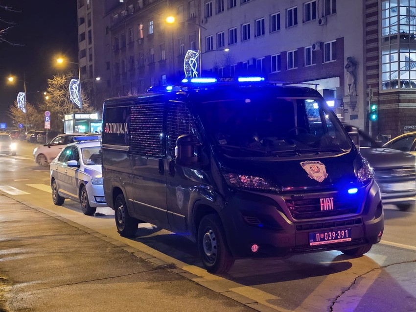 Hapšenje u centru Novog Sada