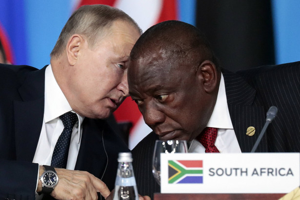 Władimir Putin i Cyril Ramaphosa