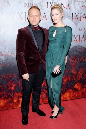 Zofia Ślotała i Borys Szyc