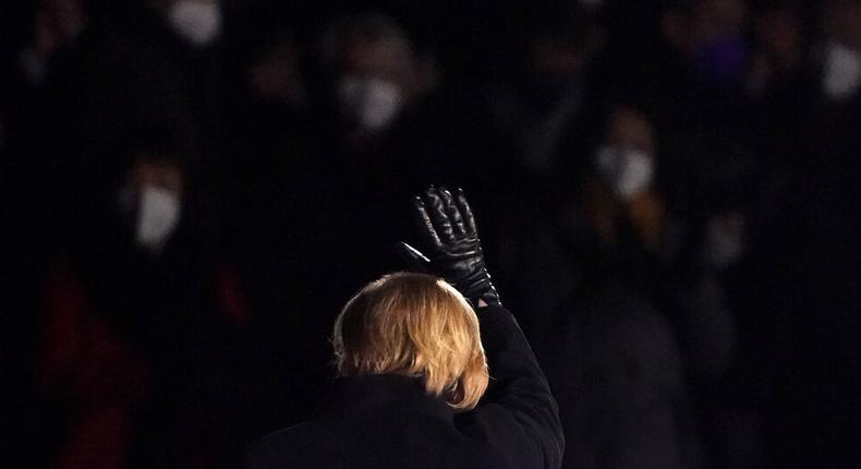 Chancellor Angela Merkel of Germany at her farewell event in Berlin on Thursday.Credit...Clemens Bilan/EPA, via Shutterstock