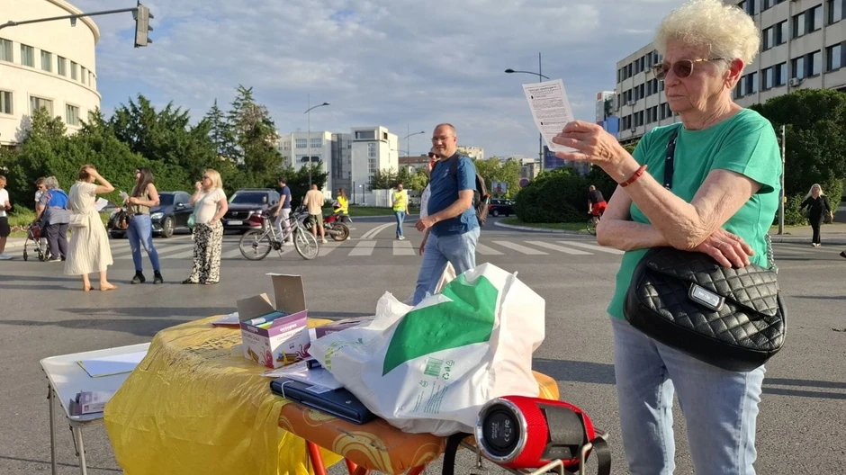 Blokada raskrsnica Novi Sad 0306 2025