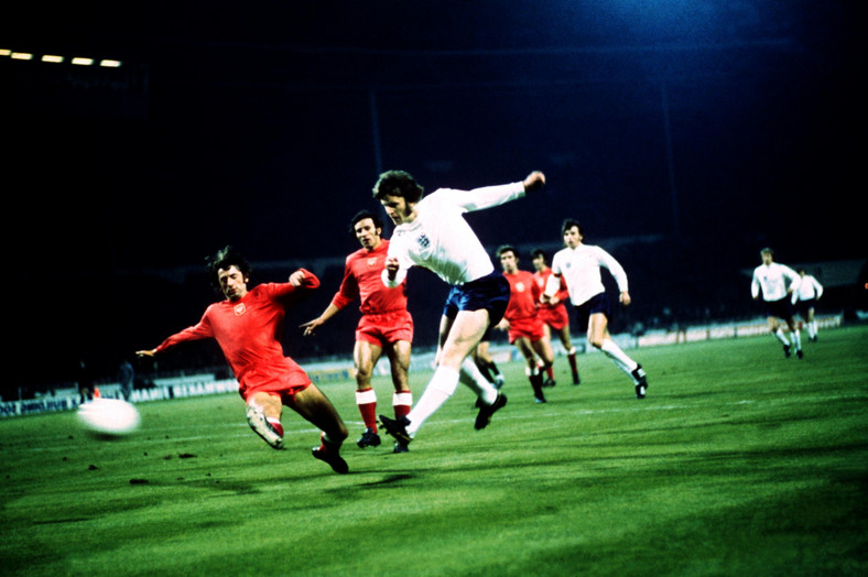 Anglia - Polska na Wembley w 1973 roku