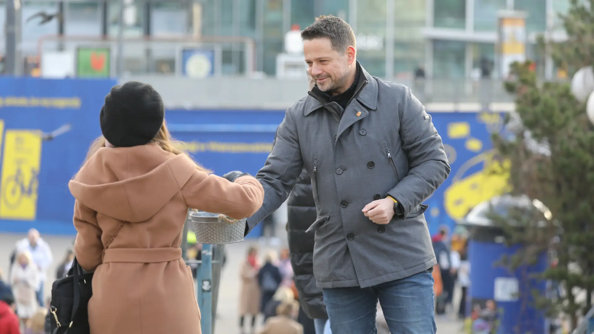 Tramwaj na Białołękę i Plac Centralny. Trzaskowski mówi o stolicy w 2029 roku