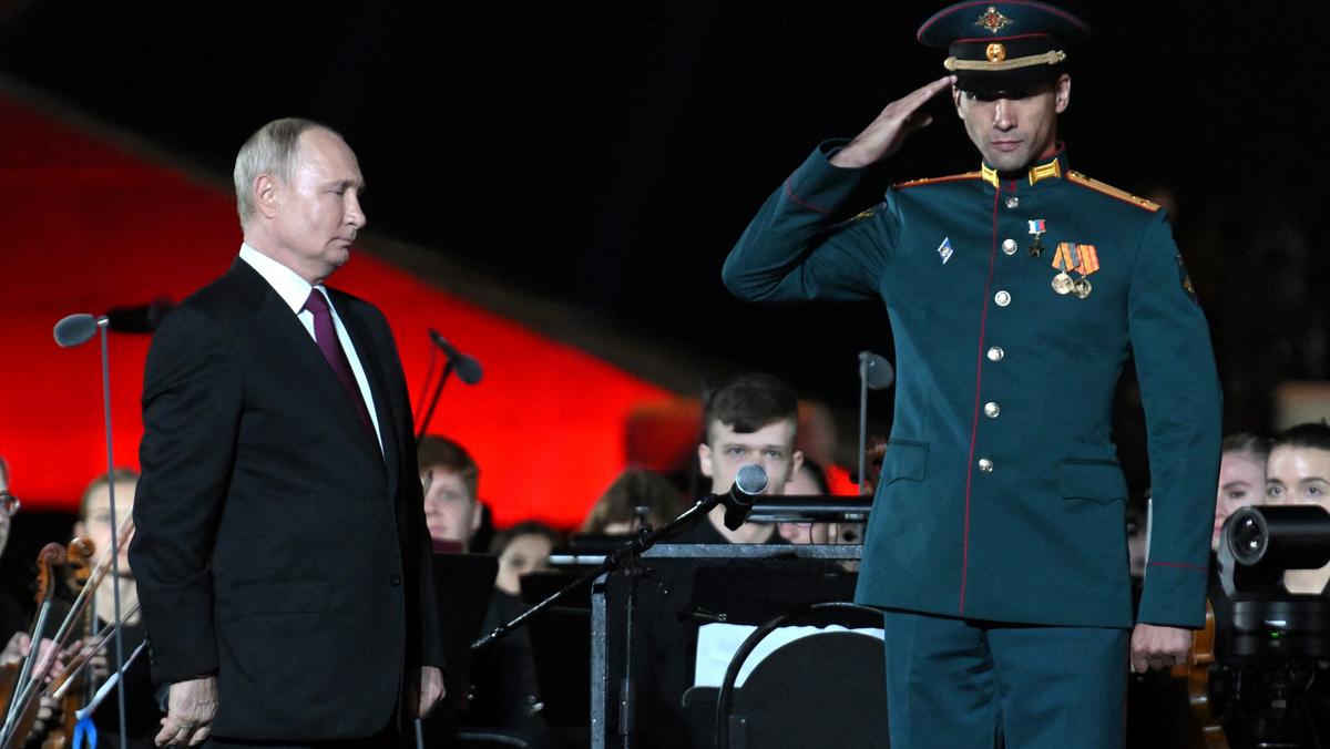 Władimir Putin i Rasim Baksikow