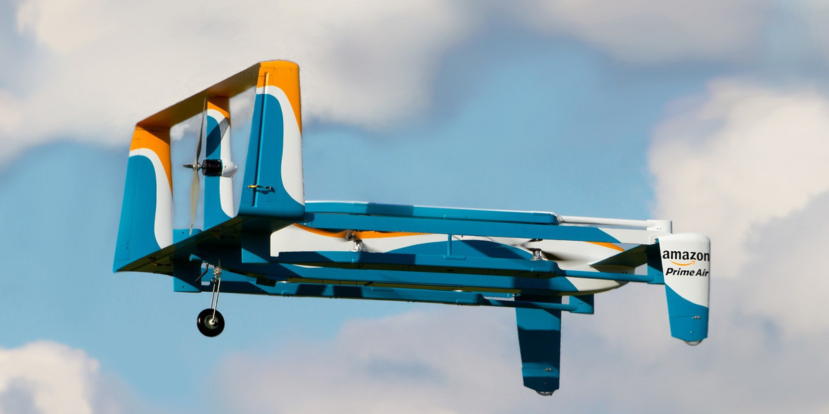Dron Amazona, jeden z wielu modeli 
