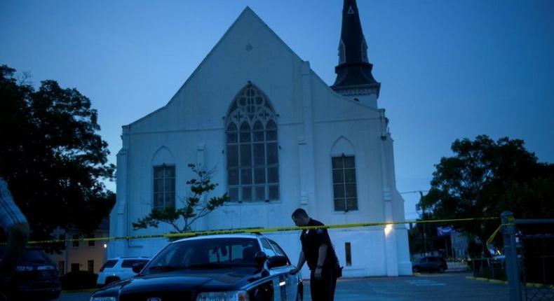 The church in Charleston, South Carolina where self-described white supremacist Dylann Roof gunned down nine churchgoers