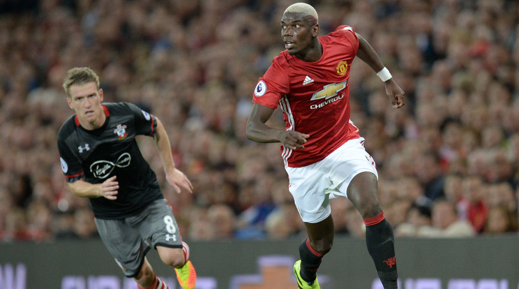 Paul Pogba debütált a Manchester Unitedben / Fotó: AFP