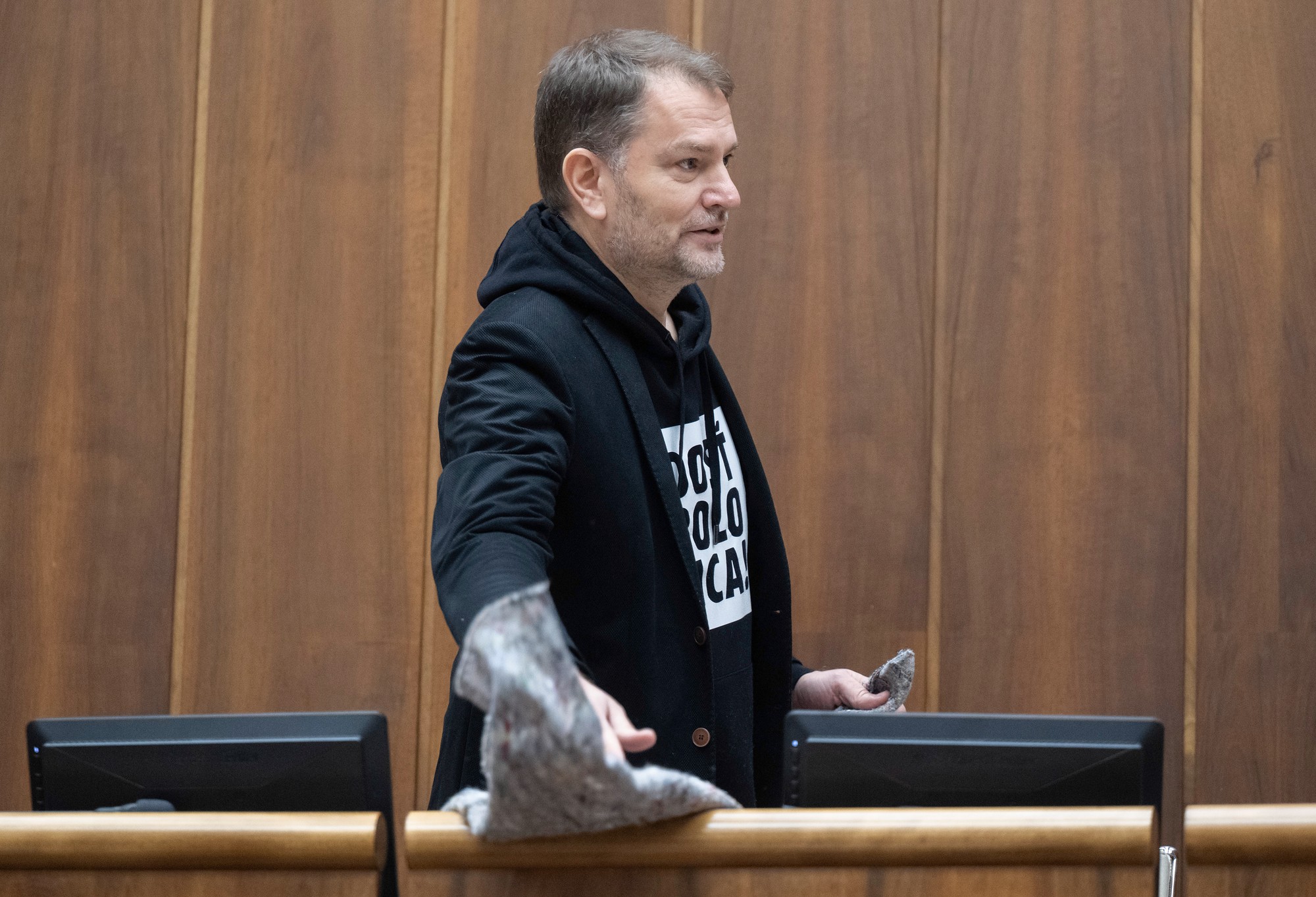 Poslanec Igor Matovič (Hnutie Slovensko).