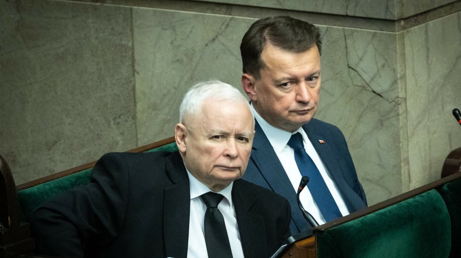 Jarosław Kaczyński i Mariusz Błaszczak