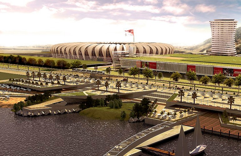 Porto Alegre Beira-Rio-Stadion (makieta)