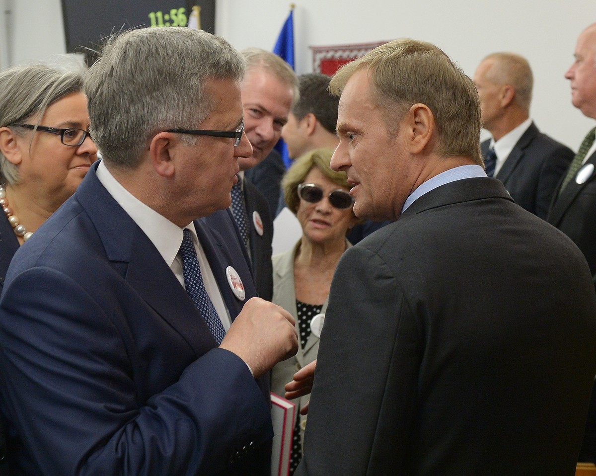Bronisław Komorowski i Donald Tusk