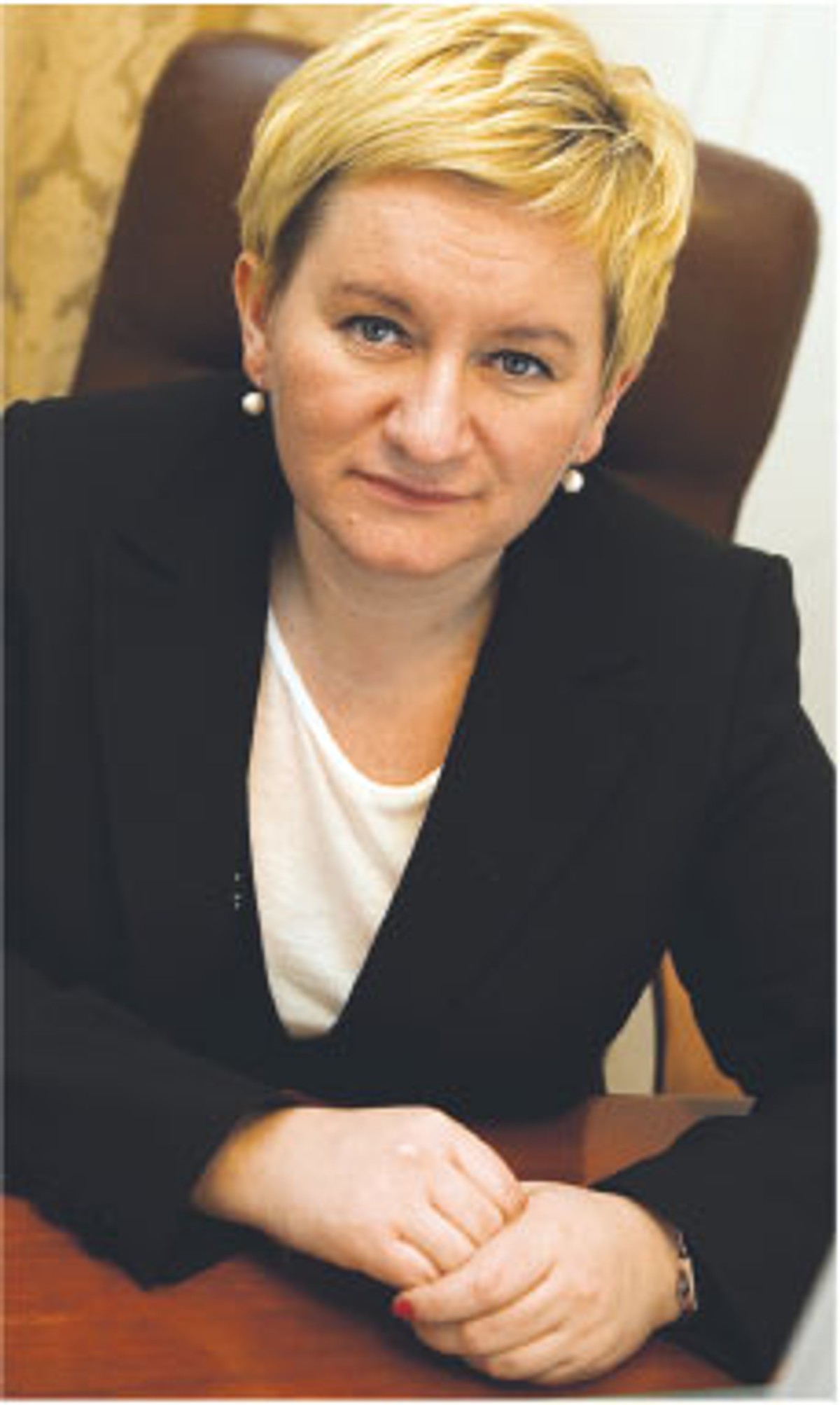 Beata Cholewka, dyrektor Departamentu Pielęgniarek i Położnych Ministerstwa Zdrowia, magister pielęgniarstwa, związana z sektorem ochrony zdrowia przez 22 lata pracy zawodowej Fot. Wojciech Górski