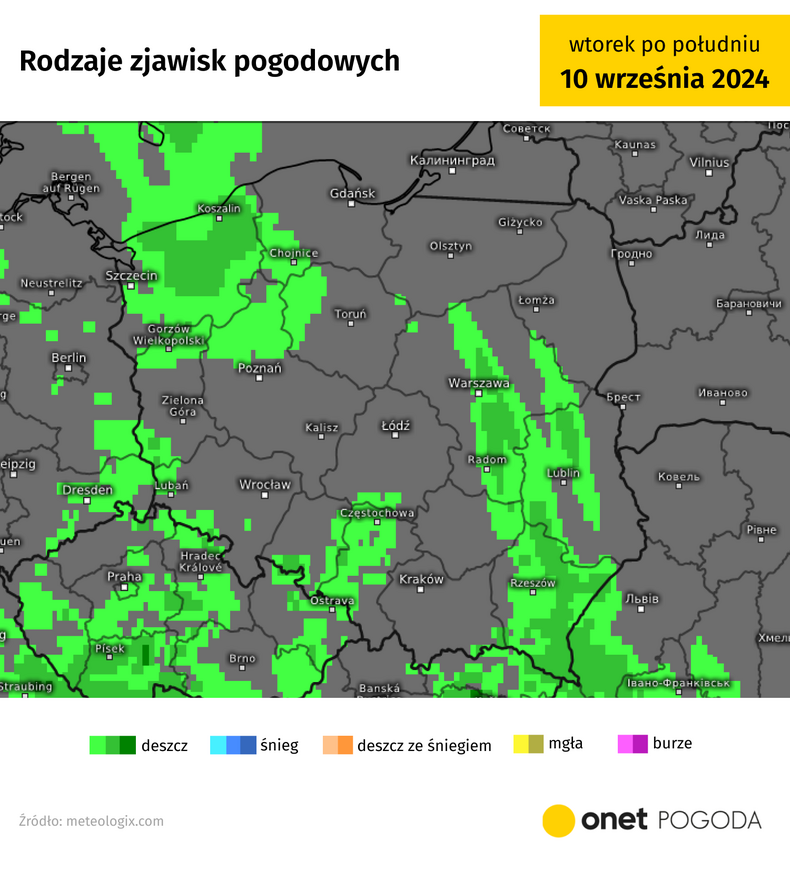 Padać zacznie już na początku przyszłego tygodnia