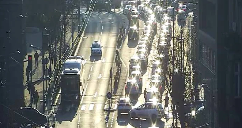 Gužva u Takovskoj ulicu