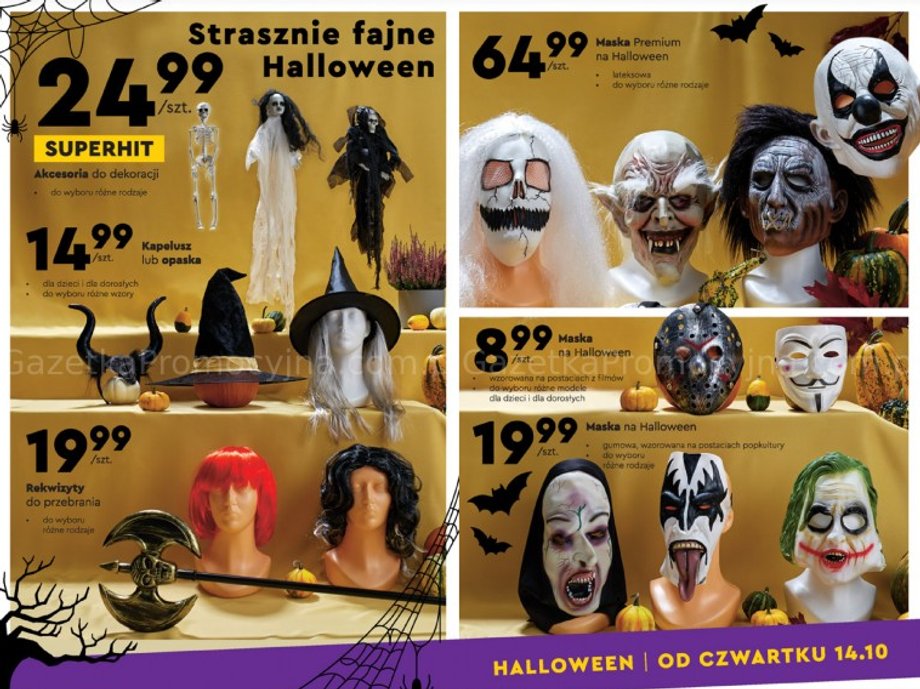 Oferta promocyjna na Haloween w Biedronce