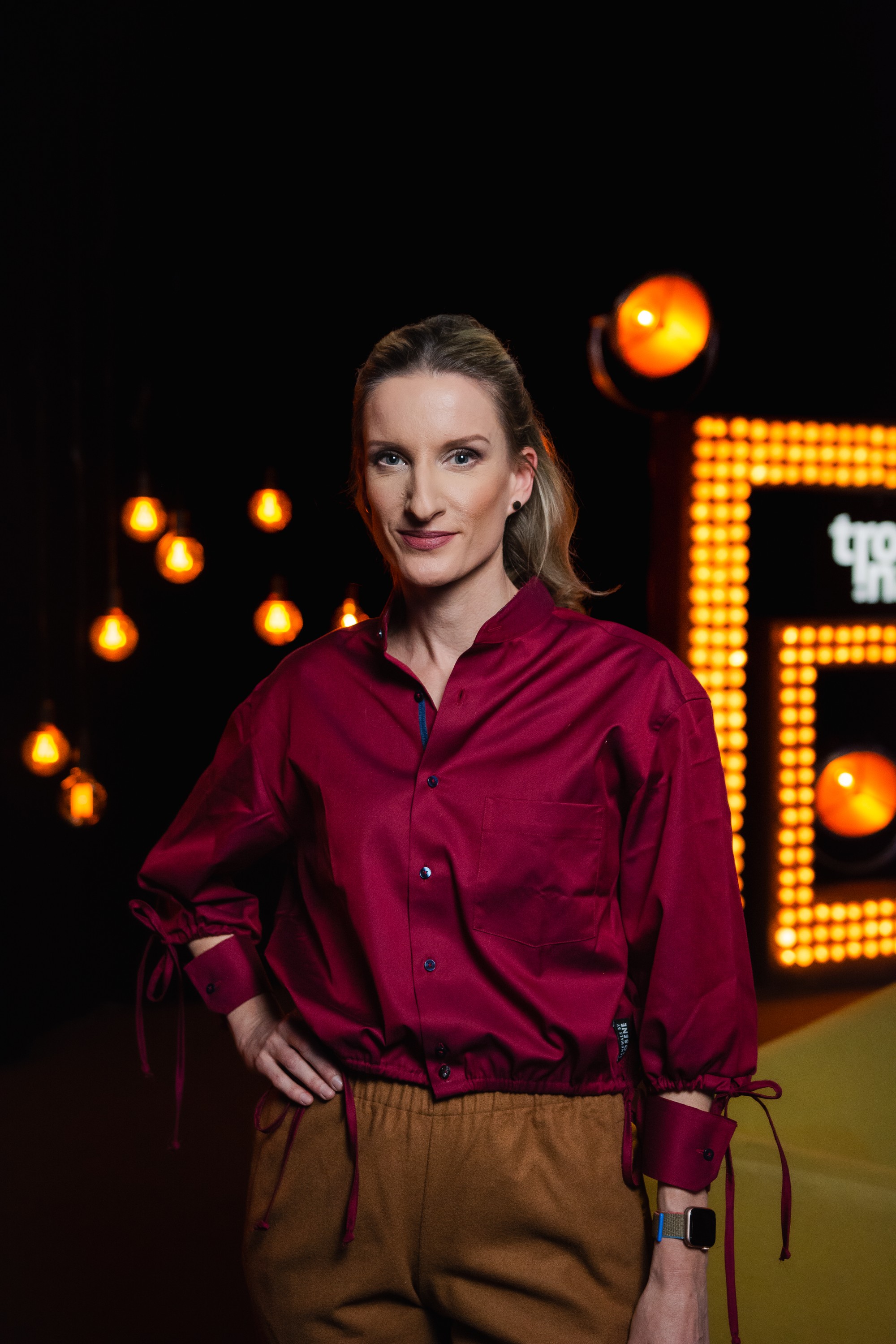 Moderátorka Adela Vinczeová.