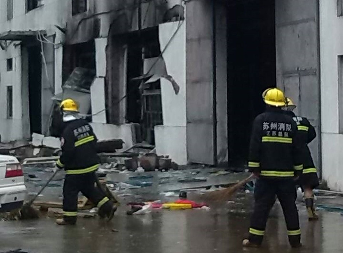 Eksplozja w fabryce w Chinach