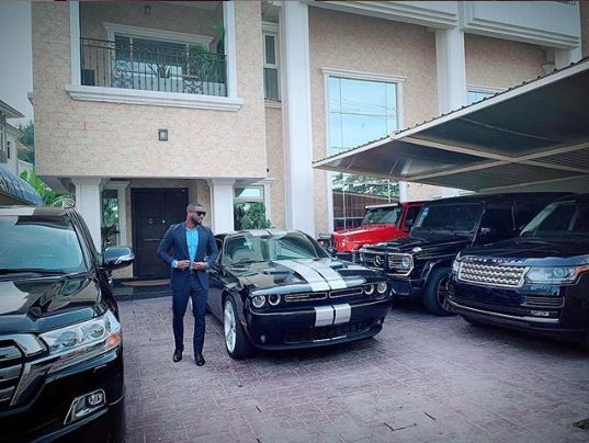 A look at Peter Okoye's exotic cars [Instagram/PeterPsquare] 