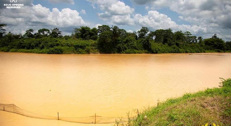 Galamsey water pollution