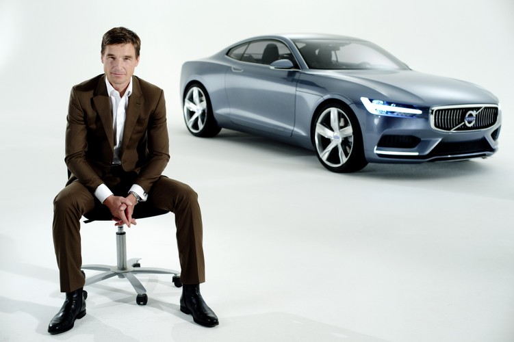 Volvo Concept Coupe i Thomas Ingenlath, wiceszef stylistów Volvo Car Group