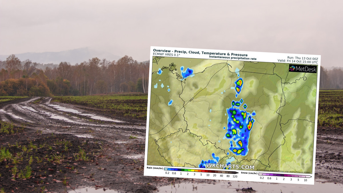 Pogoda na piątek 14 października. Aura będzie nas zaskakiwać