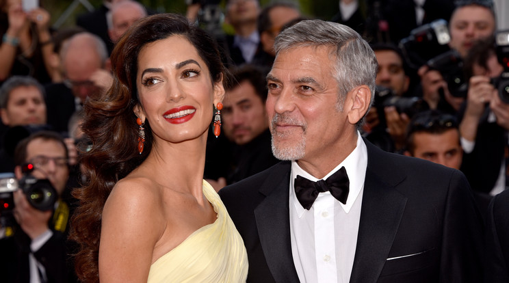 George és Amal-Clooney boldogok, hogy bővül a család /Fotó: Gettyimages